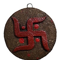 Eco friendly Cow Dung Swastik Wall Hanging