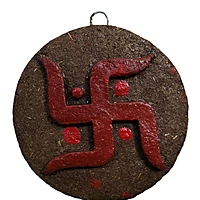 Eco friendly Cow Dung Swastik Wall Hanging