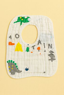 Crinkled Muslin Baby Bibs – Pack of 3 | Assorted Designs Crinkled Muslin Baby Bibs – Pack of 3 | Assorted Designs