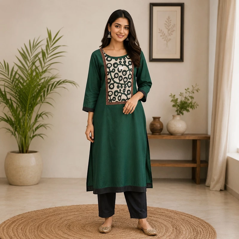 Silk Kurti 13201