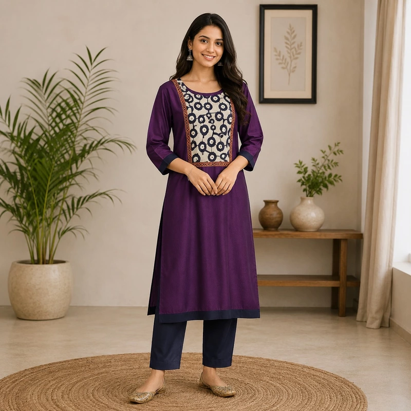 Silk Kurti 13201