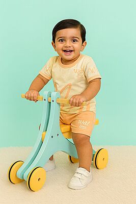 2-in-1 Wooden Baby Walker & Balance cycle 2-in-1 Wooden Baby Walker & Balance cycle