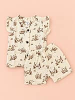 Yaazhi - Muslin Co-ord Set | Assorted Prints - 3-6m Yaazhi - Muslin Co-ord Set | Assorted Prints - 3-6m