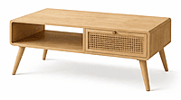 Cliffside Cane Coffee Table