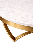 Wiley Marble Top Round Coffee Table