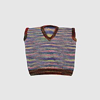 (4-5 Years) Baby Woolen Sweater, Handknitted, Multicolour Striped