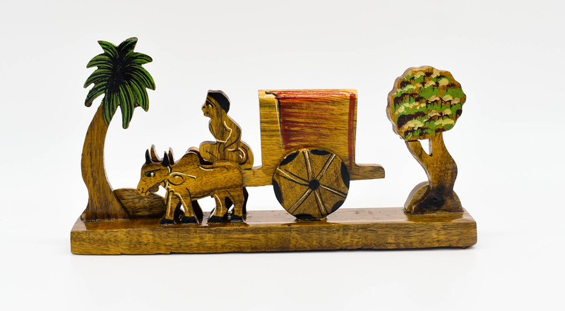 Village Scene Decorative Showpiece, 18.5 cm x 10 cm
