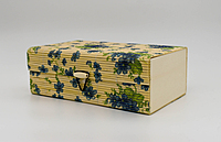 Bamboo utility box || bamboo jewelley box || costmetic box || shringar makeup storage box || set of 3 (Beige)