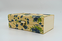 Bamboo utility box || bamboo jewelley box || costmetic box || shringar makeup storage box || set of 3 (Beige)