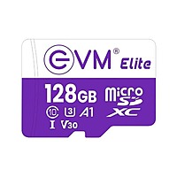 EVM Elite 128GB microSDXC Memory Card – Class 10 U3 V30 | Up to 100MB/s