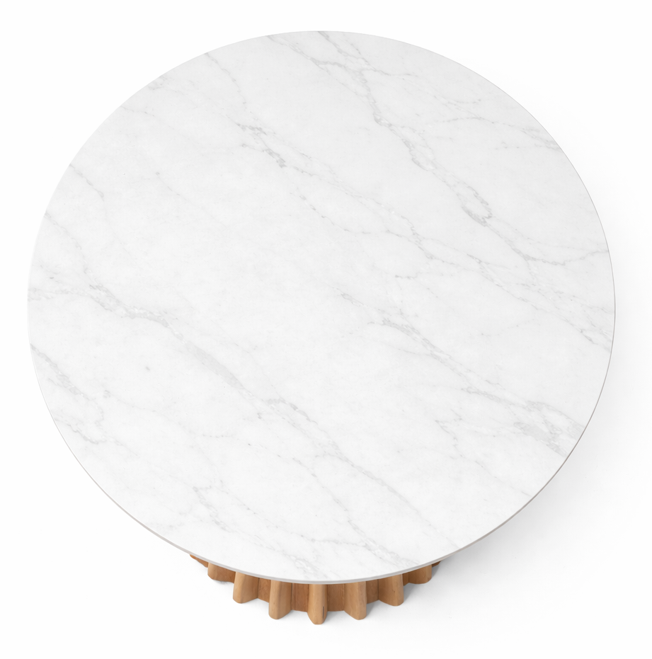 Larissa Premium Marble Top Dining Table
