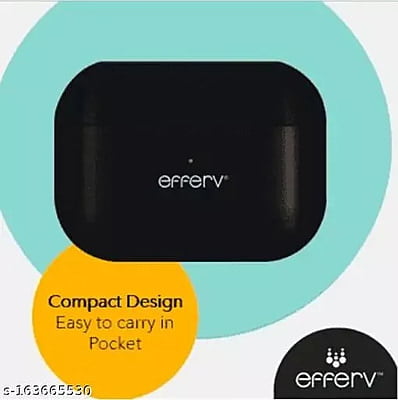 Efferv ETW-100 Wireless / Bluetooth In the Ear Headphone (With mic - Yes Black )