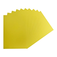 Pack of 50 A4 Light Yellow Coloured Card 160gsm Sheets