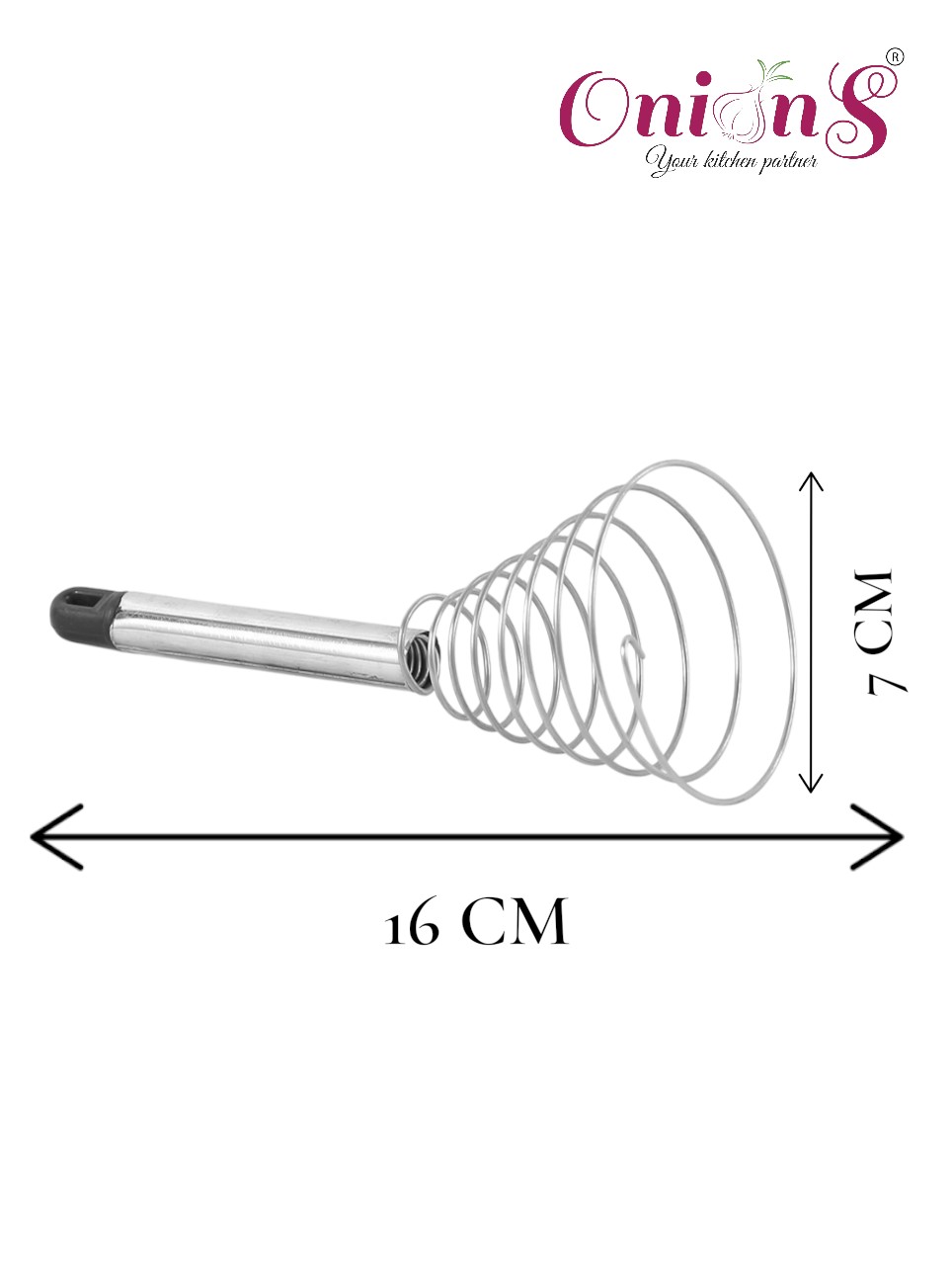 Stainless Steel Spring Whisk Egg Beater Hand Blender for Kitchen