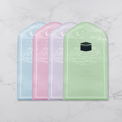 Kaaba Kids' Dome Shape Prayer Mats - Available in 4 colours