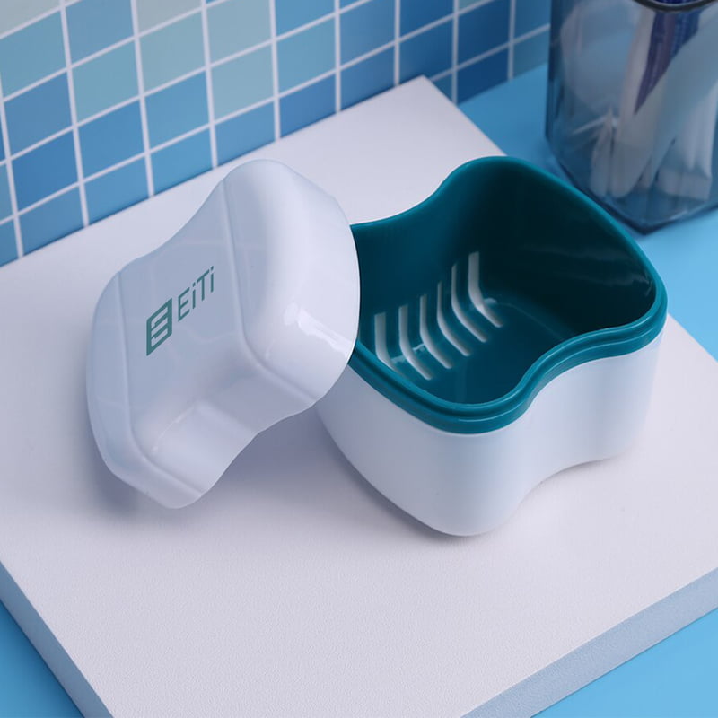 ET Dental Denture Box With Filter Tray – Denture & Retainer Storage Case