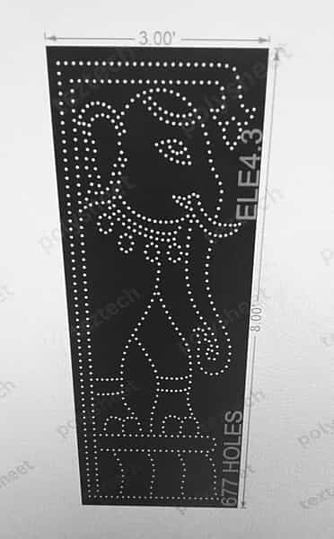 ELE4.3 ELEPHANT 8X3 677 HOLES