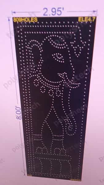 ELE4.7 ELEPHANT 3X8FEET 809 HOLES