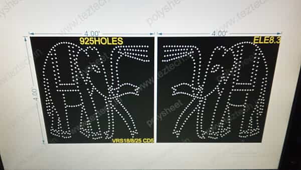 ELE8.3 ELEPHANT 2 PART 4X8 FEET 925 HOLES