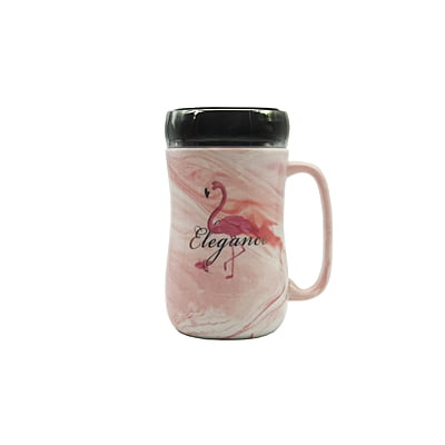 Flamingo Marble Mirror Cup Flamingo Marble Mirror Cup