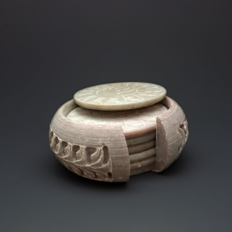 Elegant Marble Coaster Set