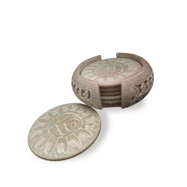 Elegant Marble Coaster Set