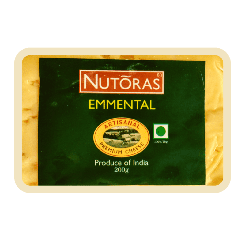 Nutoras Cheese Emmental Block 200g Nutoras Cheese Emmental Block 200g