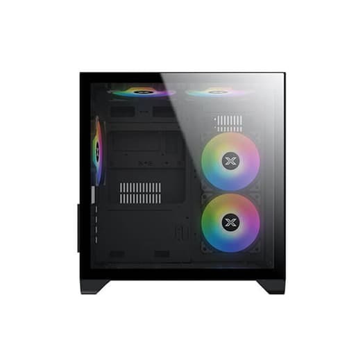 Xigmatek Aqua M ARGB – mATX Mini Tower Case | Tempered Glass | Black