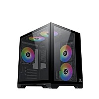 Xigmatek Aqua M ARGB – mATX Mini Tower Case | Tempered Glass | Black