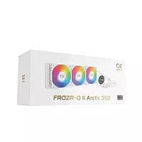 Xigmatek Frozr-O II 360 Arctic ARGB CPU Liquid Cooler – 360mm AIO LCD White