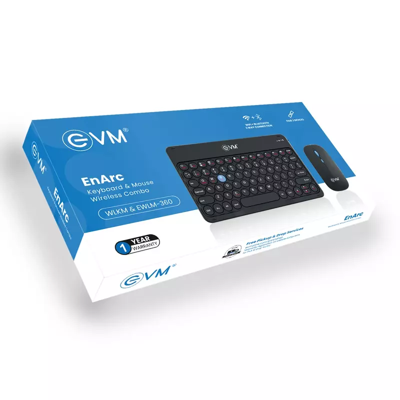 EVM WIRELESS KB & MOUSE COMBO ENARC WLKM & EWLM 360
