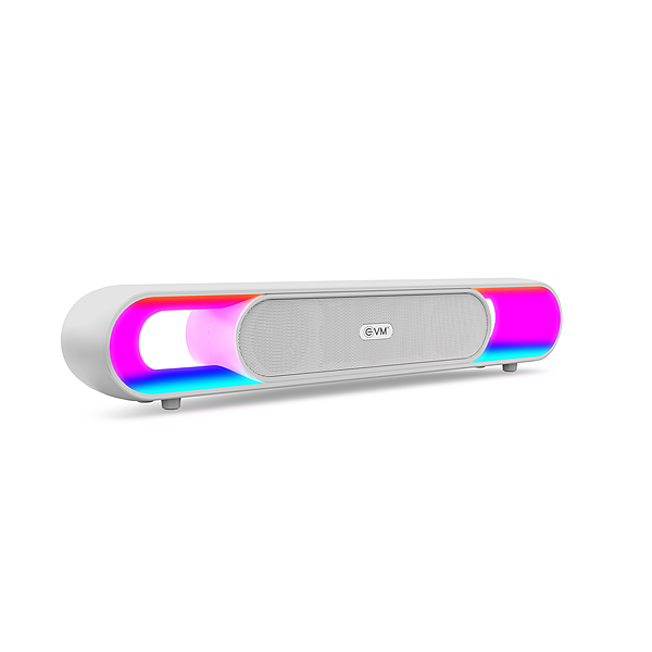 EVM BTS-205 EnBar GlowX Bluetooth Speaker - White