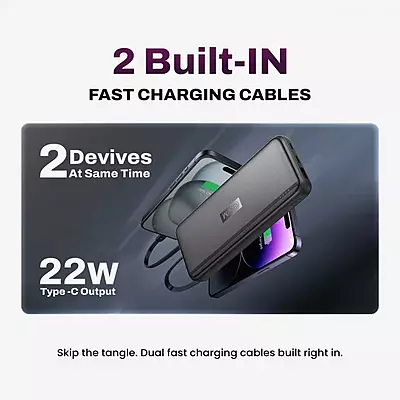 POWER BANK EVM 10000 MAH ENCONNECT 22.5W (P0501) POWER BANK EVM 10000 MAH ENCONNECT 22.5W (P0501)