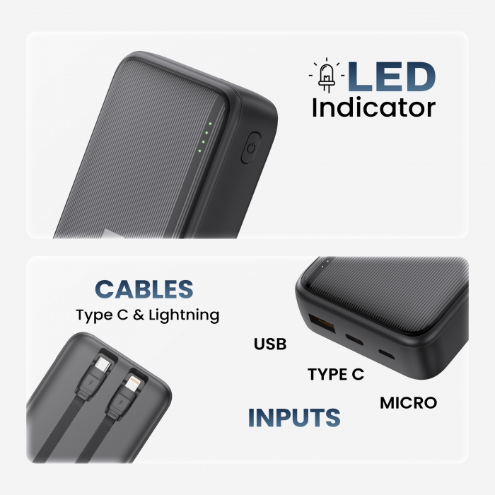 POWER BANK EVM 20000MAH 22.5W ENCONNECT PLUS (P0506)