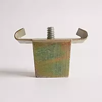 Metal DIN Rail Mount Terminal Blocks End Stopper Screw Type Clamp (1 qty)