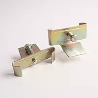 Metal DIN Rail Mount Terminal Blocks End Stopper Screw Type Clamp (1 qty)