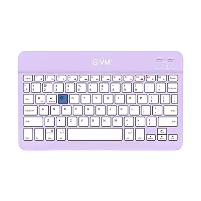 WIRELESS KEYBOARD RECHARGEABLE EVM ENEDGE WLKM (PURPLE)