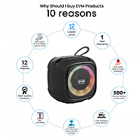 EVM BTS-202 EnGroove Bluetooth Speaker - Black