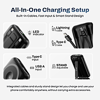 EVM P0503 EnMag 17 Pro Power Bank 10,000mAh - Black