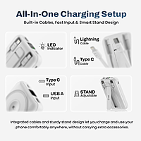 EVM P0503 EnMag 17 Pro Power Bank 10,000mAh - White