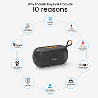 EVM BTS-108 EnRift Bluetooth Speaker - Black