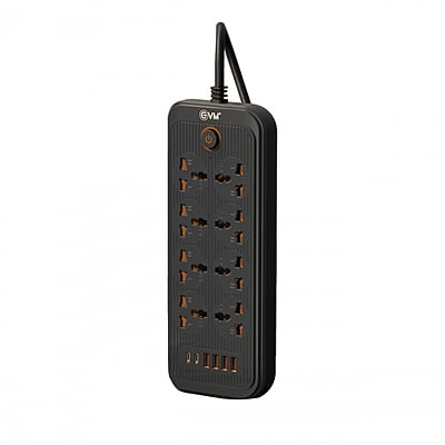 EVM EnSurge-03 Surge Protector | 8 Sockets, 4 USB & 2 Type-C Ports