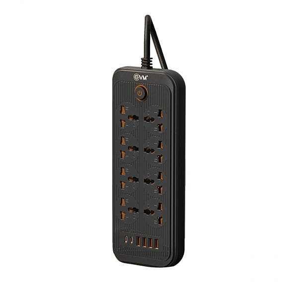 EVM EnSurge-03 Surge Protector | 8 Sockets, 4 USB & 2 Type-C Ports EVM EnSurge-03 Surge Protector | 8 Sockets, 4 USB & 2 Type-C Ports