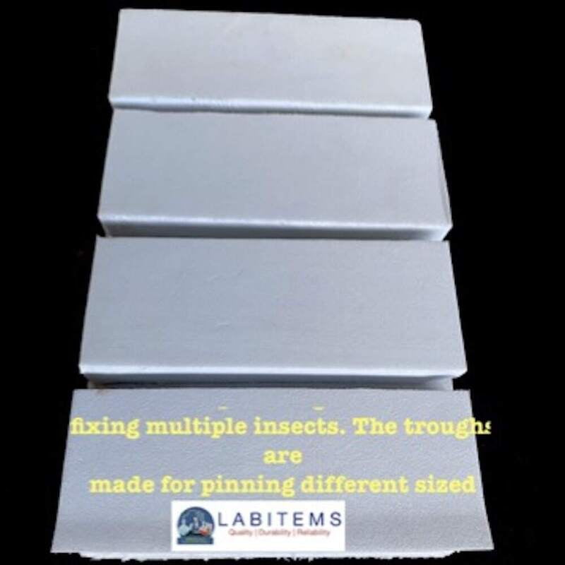 Insect Spreading Board for pinning multiple insects