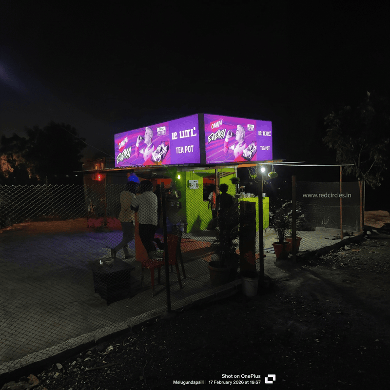 LED lights and UV fabric Printing