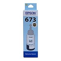 Epson T6735 Light Cyan Ink Bottle – Original Inkjet Refill for L800/L805/L810/L850/L1800