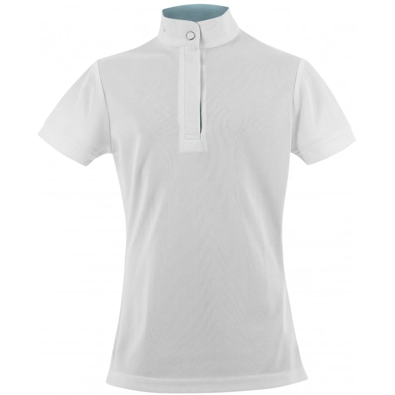 Equithéme - Betty Mesh Girls Polo (White)