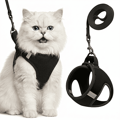 Cat Harness and Leash Set (velcro)-SMALL Cat Harness and Leash Set (velcro)-SMALL
