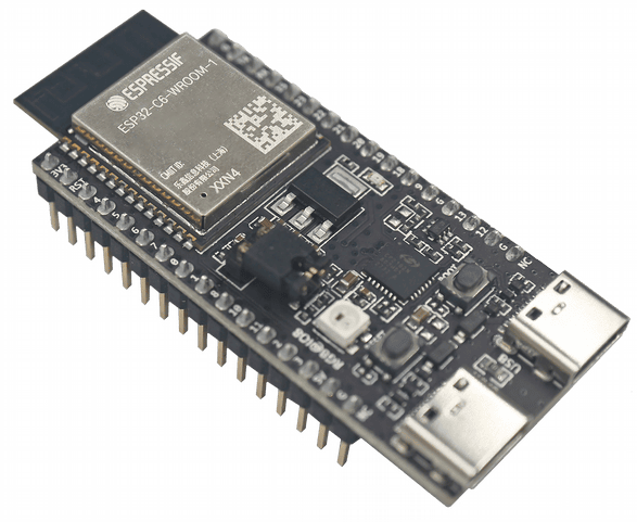 Walk On Air ESP32C6-DevKitC-1-N8 Development Board |32-bit RISC-V MCU & 2.4 GHz Wi-Fi 6 & Bluetooth 5 (LE) & IEEE 802.15.4 USB Type C connectivity| A Comprehensive Solution for IoT Prototyping Walk On Air ESP32C6-DevKitC-1-N8 Development Board |32-bit RISC-V MCU & 2.4 GHz Wi-Fi 6 & Bluetooth 5 (LE) & IEEE 802.15.4 USB Type C connectivity| A Comprehensive Solution for IoT Prototyping