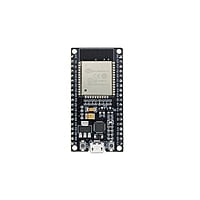 Front view of ESP32 WiFi Bluetooth development board Front view of ESP32 WiFi Bluetooth development board